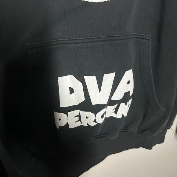 DVA Percent Men's Black Skull Hoodie Sweatshirt Size XXL Casual Hooded - Picture 4 of 9